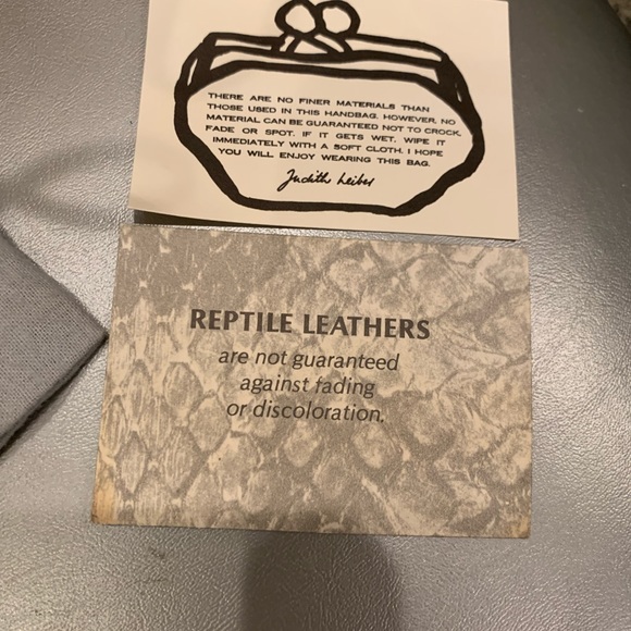 Judith Lieber Vintage lizard skin clutch bag - Picture 3 of 12